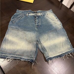 Parachute Extreme Washed Carpenter Denim Shorts